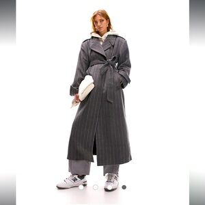 Top Shop Wool blend Gray Coat